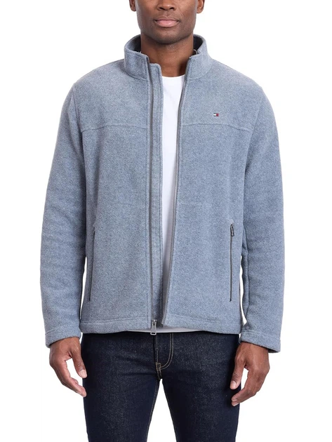Толстовка на молнии на флисе мужская Tommy Hilfiger 117867410 2XL Серая (1160804930) - Фото 6 Толстовка на молнии на флисе мужская Tommy Hilfiger 117867410 2XL Серая (1160804930) - изображение 6