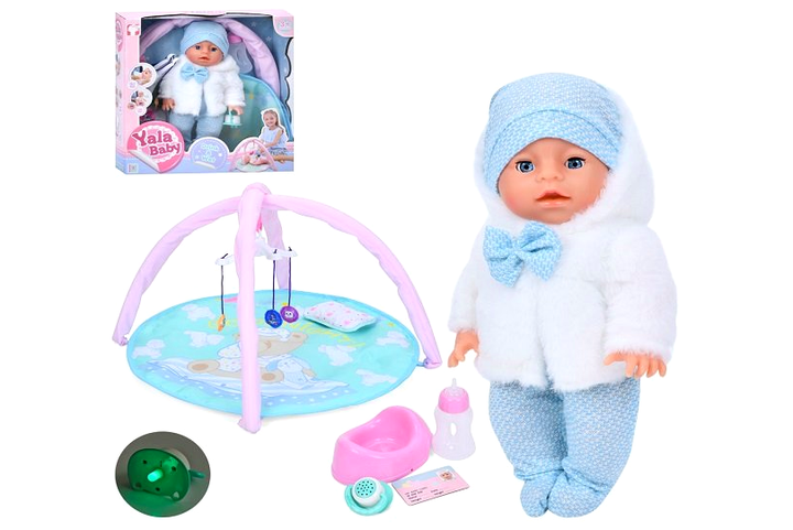 Інтерактивний пупс з аксесуарами 35 см для дітей Yala baby MC-8370 - зображення 2