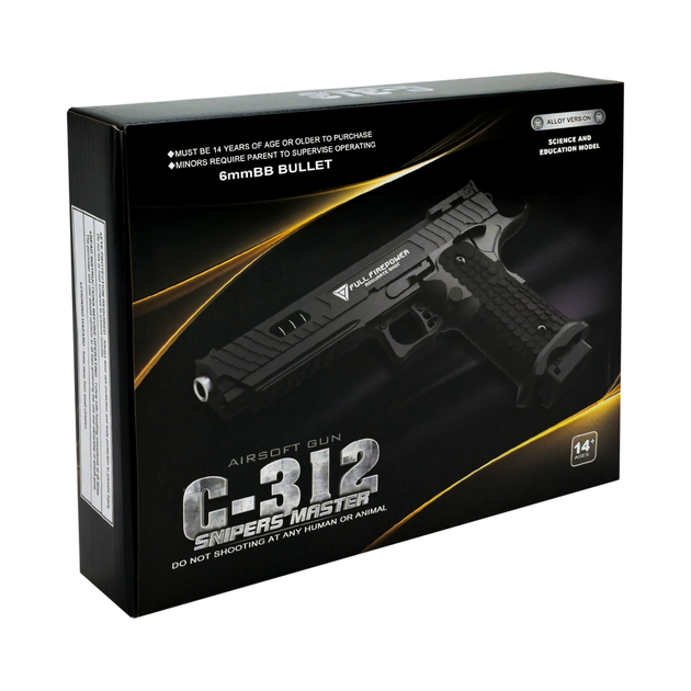 Игрушечный пистолет металлический 6 мм для игры 1 шт MC-9279 - Фото 2 Игрушечный пистолет металлический 6 мм для игры 1 шт MC-9279 - изображение 2