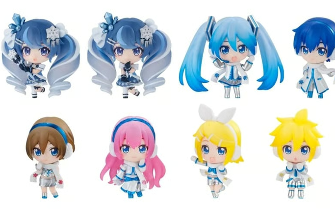 Колекційна міні-фігурка аніме Bandai Snow Miku 2025 Collection (Хацуне Міку) 5-7 см — Рандомна коробочка-сюрприз - зображення 2