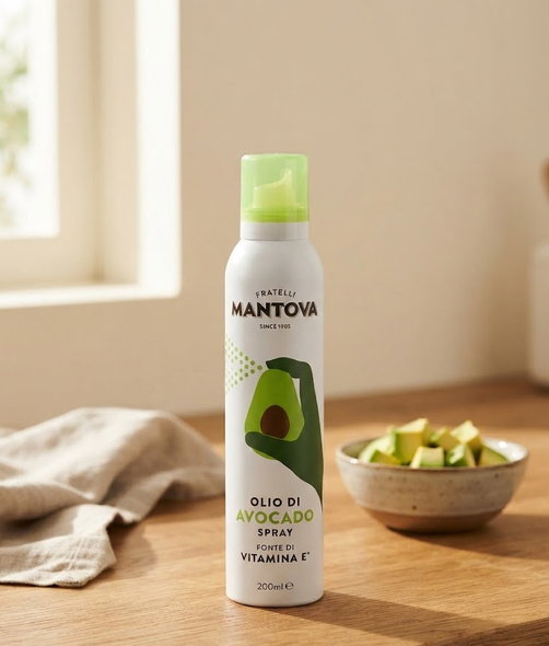 Олія авокадо Mantova Avocado Oil Spray 200 мл у форматі спрею для смаження запікання гриля та салатів - зображення 6