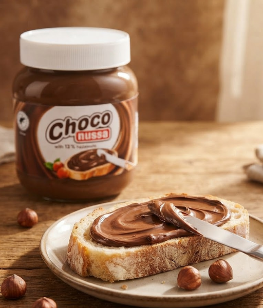 Паста шоколадно-ореховая Choco Nussa с фундуком 750 г кремовая шоколадная намазка для хлеба тостов выпечки и десертов - изображение 7