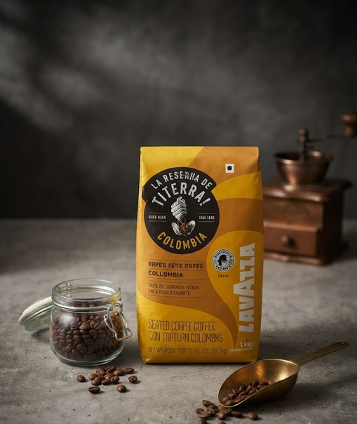 Кофе в зернах Lavazza Tierra Colombia 1 кг арабика из Колумбии средней обжарки для эспрессо капучино латте и фильтр кофе - изображение 8