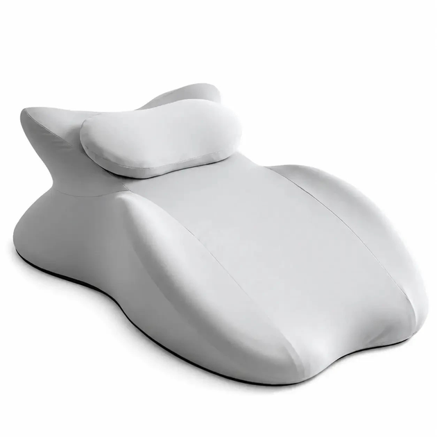 Подушка ортопедична Pillow-06 клиноподібна, подушка для підтримки спини та відпочинку Relax Pillow, сіра - Фото 6 Подушка ортопедична Pillow-06 клиноподібна, подушка для підтримки спини та відпочинку Relax Pillow, сіра - зображення 6