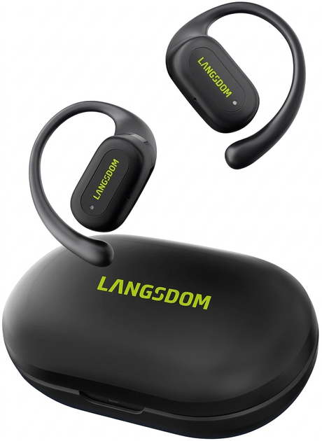 Наушники Langsdom TS19 Black - Фото 1 Наушники Langsdom TS19 Black - изображение 1