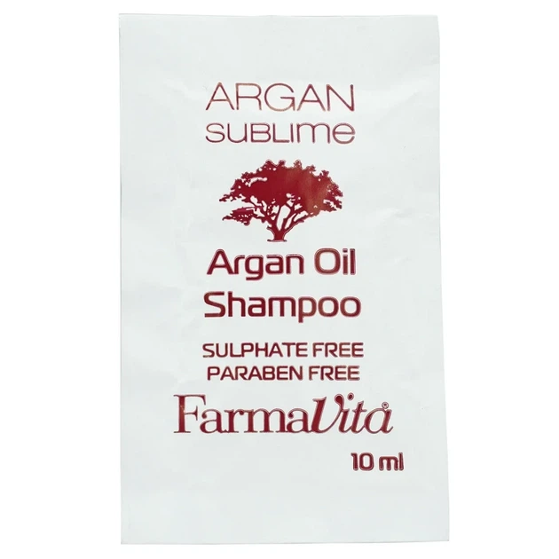 Шампунь FarmaVita ARGAN SUBLIME Sulfate Free Shampoo 10 мл безсульфатний з аргановою олією - Фото 1 Шампунь FarmaVita ARGAN SUBLIME Sulfate Free Shampoo 10 мл безсульфатний з аргановою олією - изображение 1