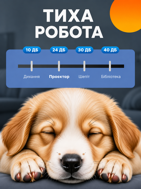 Мультимедійний мініпроєктор портативний з динаміком, підтримка Full HD 1080p - Фото 3 Мультимедійний мініпроєктор портативний з динаміком, підтримка Full HD 1080p - зображення 3