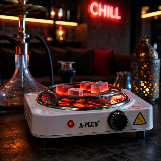 Плитка для розжига угля А-Плюс 1000W 220V 1.6 кг - изображение 3