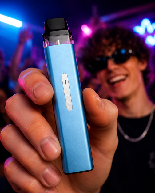 Підсистема Vaporesso XROS Mini KIt Sierra Blue 0.8 Ом електронка Вапорессо Хрос 1000 мАг Міні Кіт вейп 2 мл - зображення 4