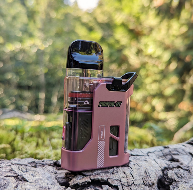 Pod-система Smok Propod GT KIT Pink многоразовая электронка Смок Пропод 700 мАч LED-лента вейп до 22 Вт верхняя заправка 2 мл розовая - изображение 5