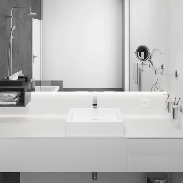 Hansgrohe Vernis Shape 190 Смеситель для умывальника, черный (71562670) - Фото 4 Hansgrohe Vernis Shape 190 Смеситель для умывальника, черный (71562670) - изображение 4