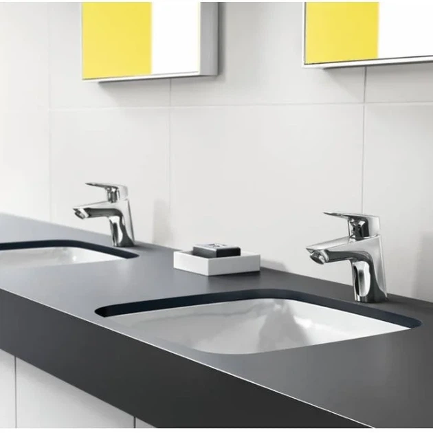 Hansgrohe Logis 70 Смеситель для умывальника, хром (71070000) - Фото 5 Hansgrohe Logis 70 Смеситель для умывальника, хром (71070000) - изображение 5