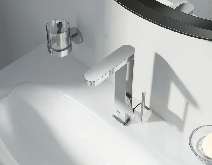 Смеситель для умывальника Grohe Plus L-Size, хром (23844003) - изображение 3