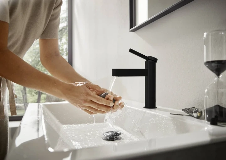 Hansgrohe Finoris 110 Змішувач для умивальника, Matt Black (76023670) - зображення 2