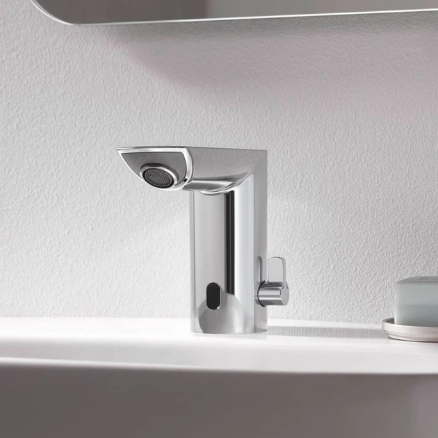 Grohe Bau Cosmopolitan E 6V Змішувач для умивальника, хром (36451000) - зображення 7