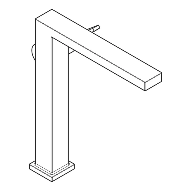 Hansgrohe Tecturis E Смеситель для раковины 240, черный матовый (73070670) - изображение 4