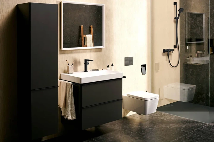 Hansgrohe Tecturis E 150 Fine Смеситель для раковины, черный матовый (73040670) - изображение 2