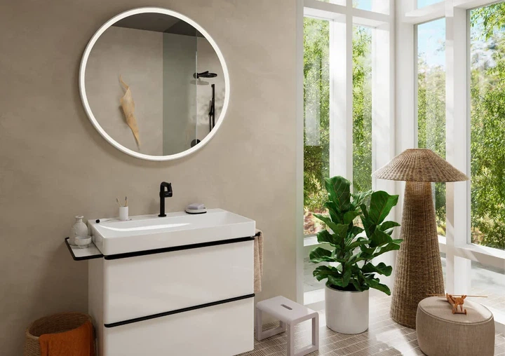 Hansgrohe Tecturis S Змішувач для раковини, чорний матовий (73340670) - Фото 2 Hansgrohe Tecturis S Змішувач для раковини, чорний матовий (73340670) - зображення 2