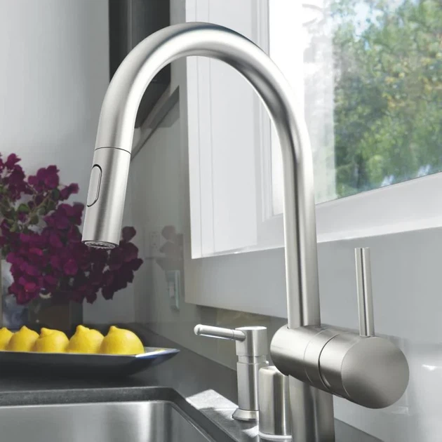 Grohe Minta Смеситель для кухни, SuperSteel (32321DC2) - изображение 2