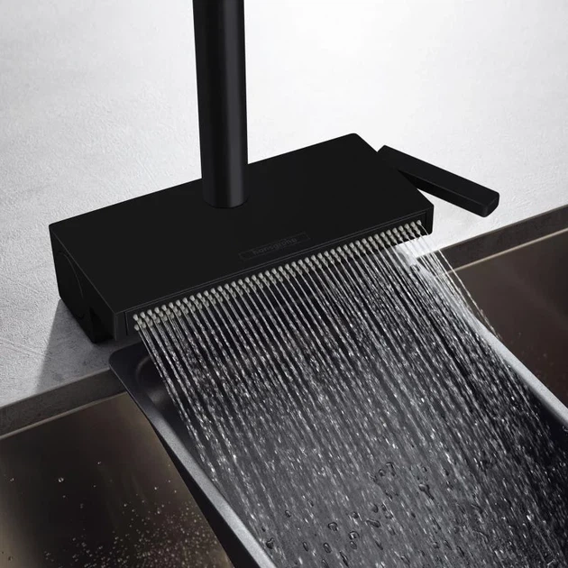 Hansgrohe Aquno Select M81 Змішувач для кухні, чорний мат (73836670) - зображення 3
