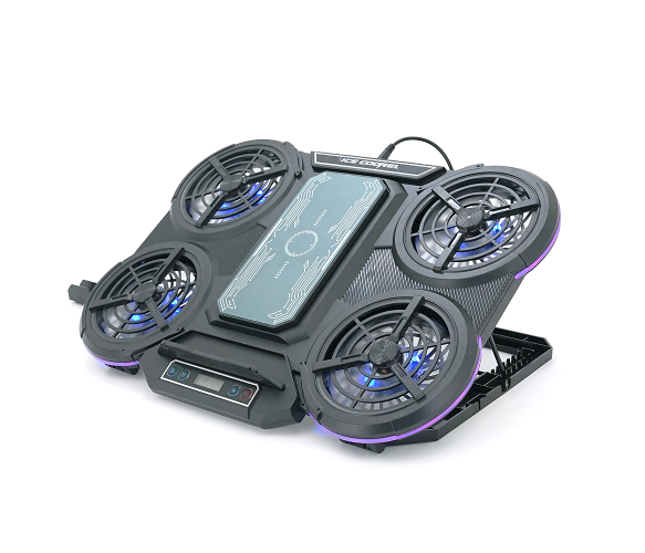 Подставка для ноутбука IceCoorel Q5 17" LCD display RGB подсветка - изображение 2