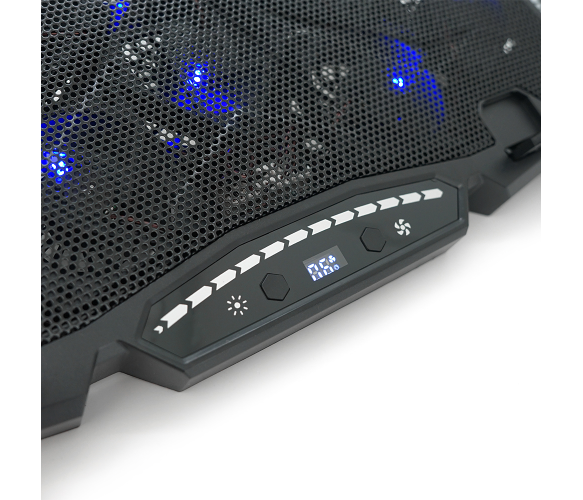 Подставка для ноутбука IceCoorel K12 17" LED display RGB подсветка - изображение 3
