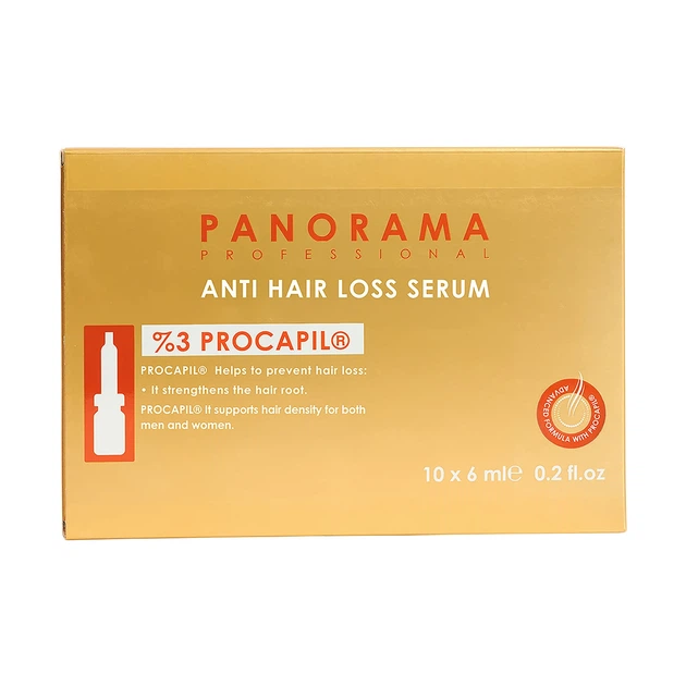 Сыворотка против выпадения волос PANORAMA с прокапилом 3%, 10×6 мл - Фото 1 Сыворотка против выпадения волос PANORAMA с прокапилом 3%, 10×6 мл - изображение 1