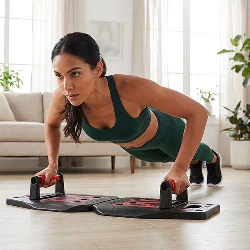 Багатофункціональна дошка для тренувань з еспандерами Gymtek FlexBoard G-42913 Рожево-чорна (5905884429136) - Фото 10 Багатофункціональна дошка для тренувань з еспандерами Gymtek FlexBoard G-42913 Рожево-чорна (5905884429136) - зображення 10