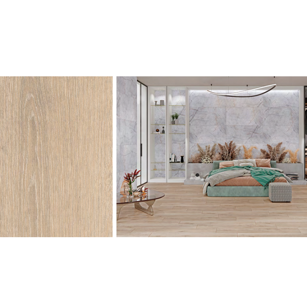 Керамогранітна плитка Cersanit Elmwood Beige Mat Rect 20x120 - изображение 3