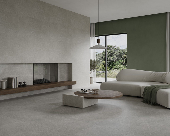 Керамогранітна плитка Minirock U118 Light Grey RECT LAP 598x598 Paradyz - изображение 2
