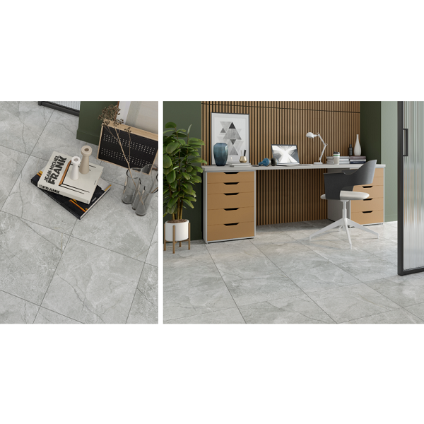 Керамогранітна плитка Cersanit Bastion Light Grey Matt 42x42 - изображение 2