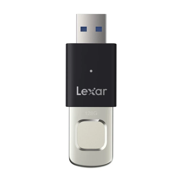 Флеш-накопичувач Lexar Fingerprint F35 Pro USB 3.2 128GB (LJDF35P128G-RNBNG) - Фото 1 Флеш-накопичувач Lexar Fingerprint F35 Pro USB 3.2 128GB (LJDF35P128G-RNBNG) - зображення 1