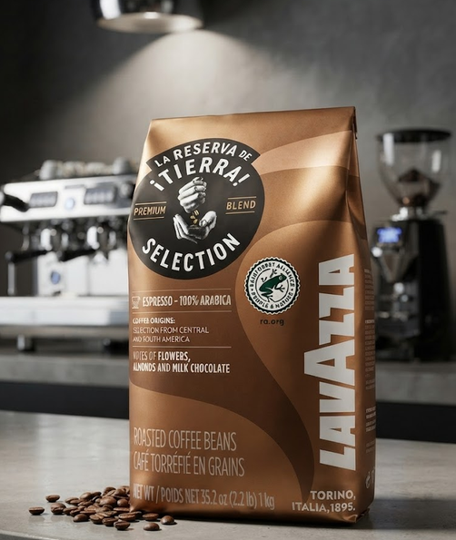 Кофе в зернах Lavazza Tierra Selection 1 кг 100 процентов арабика для кофемашины турки и гейзерной кофеварки - Фото 6 Кофе в зернах Lavazza Tierra Selection 1 кг 100 процентов арабика для кофемашины турки и гейзерной кофеварки - изображение 6