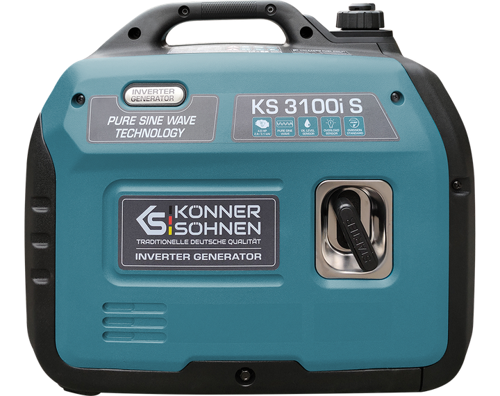 Генератор інверторний 3.1кВт Könner&Söhnen KS 3100i S вмикач двигуна 3 в 1, 63 дБ, 100% мідь, два USB-виходи, розетка 12В - изображение 13