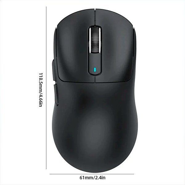 Беспроводная игровая мышка Attack SHARK X3 PRO (26000DPI, 2.4G, BT5.2, Type-C, PAW3395, 4K/8K Гц, Черный) - Фото 3 Беспроводная игровая мышка Attack SHARK X3 PRO (26000DPI, 2.4G, BT5.2, Type-C, PAW3395, 4K/8K Гц, Черный) - изображение 3
