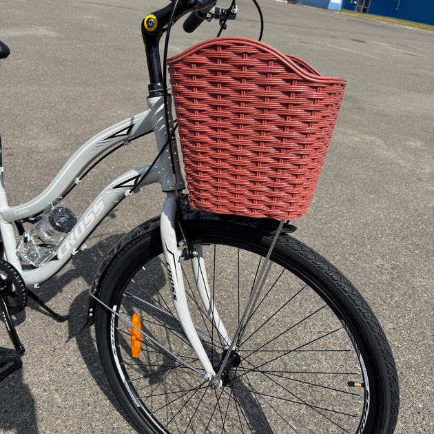 Велосипед Дорожний-City Cross 28" Elegant 2022 Рама-18" gray - зображення 3