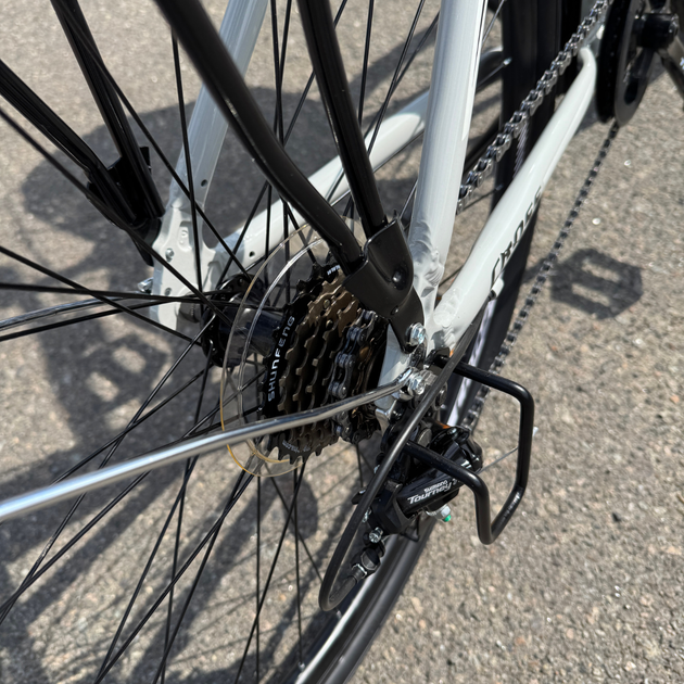 Велосипед Дорожний-City Cross 28" Elegant 2022 Рама-18" gray - зображення 4