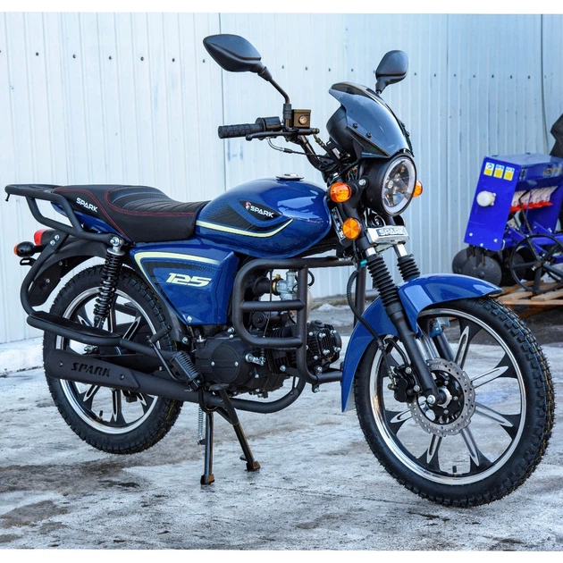 Мотоцикл Spark SP125C-2G (2026) (Заводская упаковка) (Синий) - изображение 2