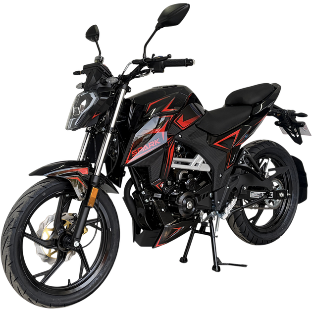 Мотоцикл Spark SP250R-43 (заводське паковання) (Чорний з червоним) - зображення 7