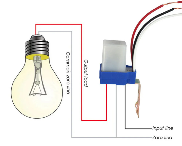 Сумеречные датчики AS-10, 220V / 3А, 2 шт. в упаковке, цена за штуку - изображение 2