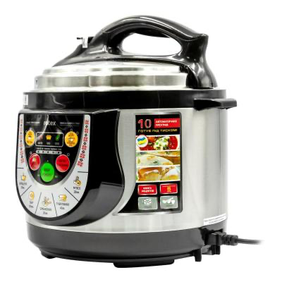 Мультиварка-скороварка Rotex REPC53-B 900 Вт, мультиварка с чашей 5 л, электронным управлением - изображение 3
