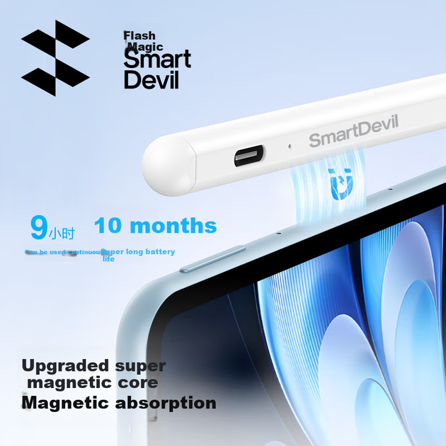 Стилус Shanmo, совместим с Vivo Pencil 3, для планшетов Vivo Pad 6/5 Pro и iQOO Pad, универсальный магнитный, для рисования - изображение 6