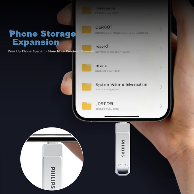 Флеш-накопичувач PHILIPS 512 ГБ Type-C USB 3.2 з двома інтерфейсами, оновлена версія 61UT-D, металевий обертовий, високошвидкісний, для читання/запису, міцний, USB, для бізнесу, офісу, навчання - Фото 7 Флеш-накопичувач PHILIPS 512 ГБ Type-C USB 3.2 з двома інтерфейсами, оновлена версія 61UT-D, металевий обертовий, високошвидкісний, для читання/запису, міцний, USB, для бізнесу, офісу, навчання - зображення 7