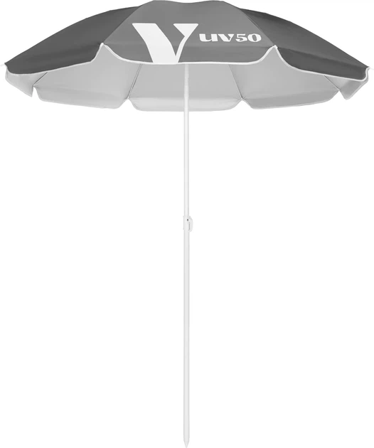 Parasol plażowy Luverno Ombra Szary (L-42865) - Zdjęcie 1 Parasol plażowy Luverno Ombra Szary (L-42865) - obraz 1