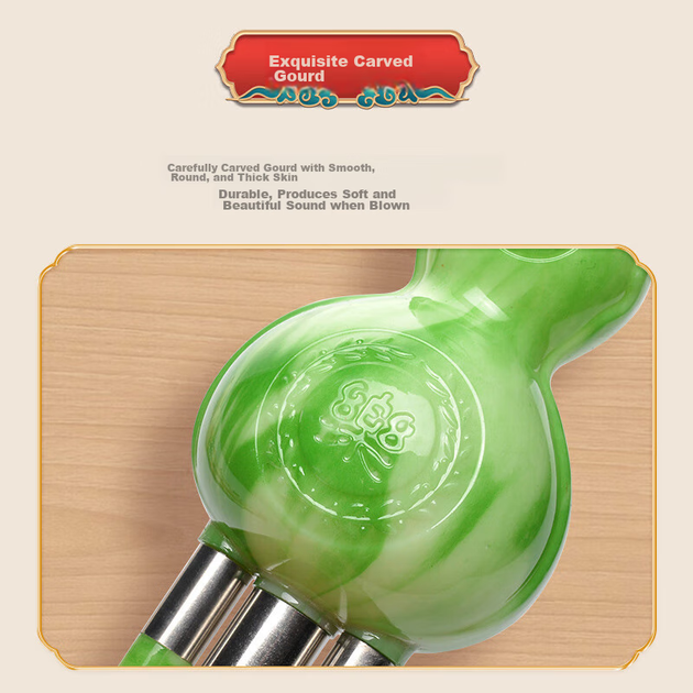 Хулуси Xiangsiniao XS1004 из палисандра и белой меди тритональный - изображение 6