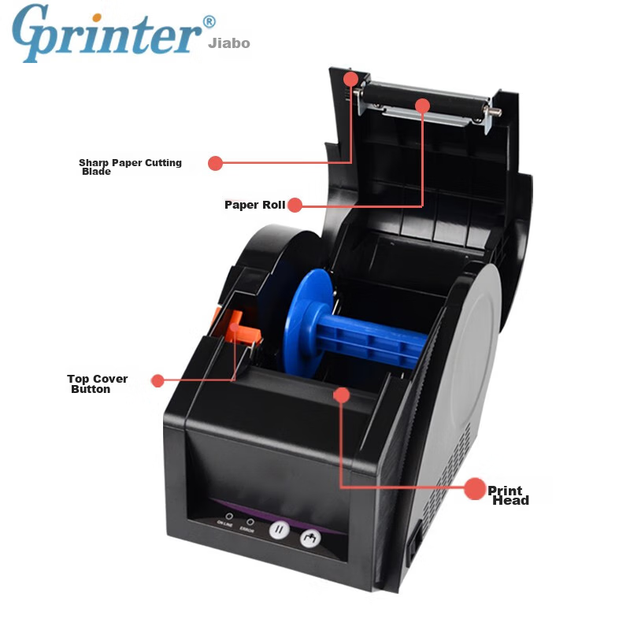 Принтер этикеток Gprinter GP-3120TUC термо с USB и Bluetooth - изображение 9