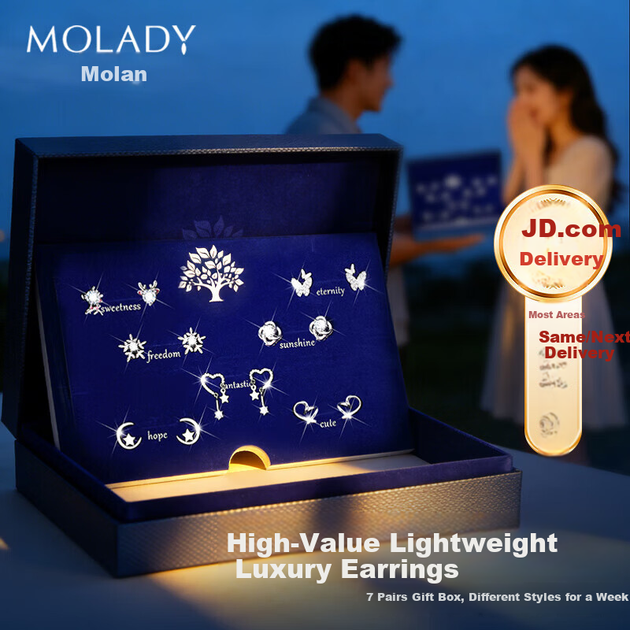 Серьги MOLADY Weekday женские, модель 2026 года - Фото 4 Серьги MOLADY Weekday женские, модель 2026 года - изображение 4