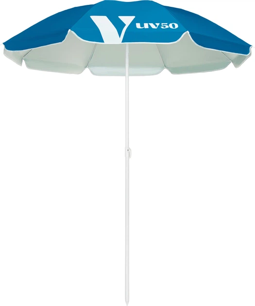 Parasol plażowy Luverno Ombra Niebieski (L-42867) - Zdjęcie 1 Parasol plażowy Luverno Ombra Niebieski (L-42867) - obraz 1