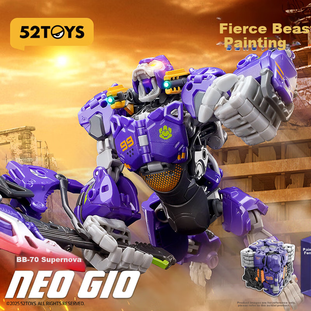Игрушка-трансформер 52TOYS Mengshou Xiaochuoxing Jojo 2.0, меха, для детей от 14 лет - изображение 4