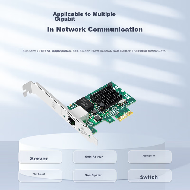 Мережева карта EB-LINK на чипі BCM 5751 гігабітна PCI-E однопортова з підтримкою PXE - зображення 8